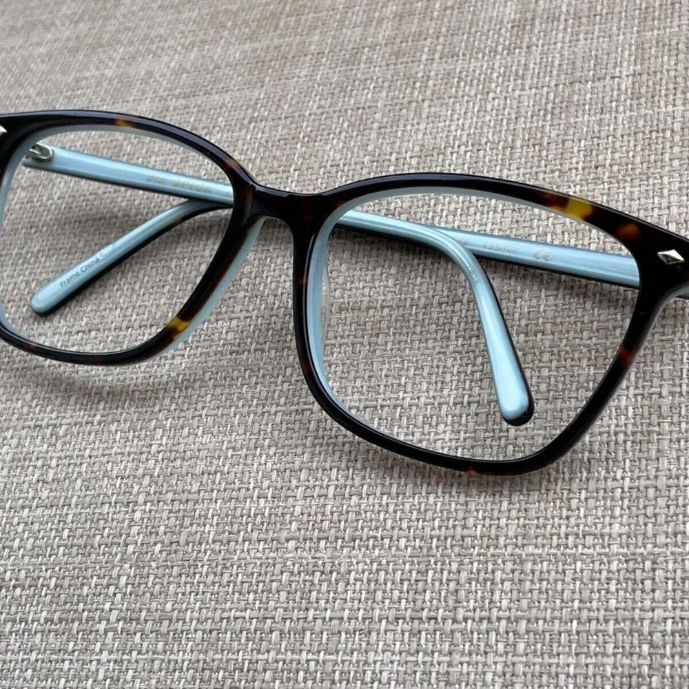Via Spiga Women Eyeglasses Frame Brown Tortoise 350-S 135 55[]16 Glasses Frame